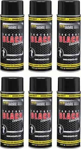 FACTORY BLACK LOW GLOSS PAINT CASE OF 6