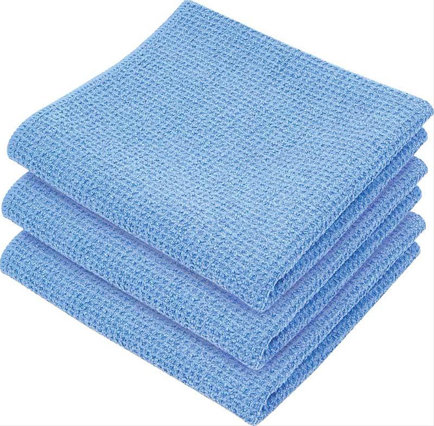 K89821 Microfiber Waffle Weave Towel 25" x 36"; 3 Pack