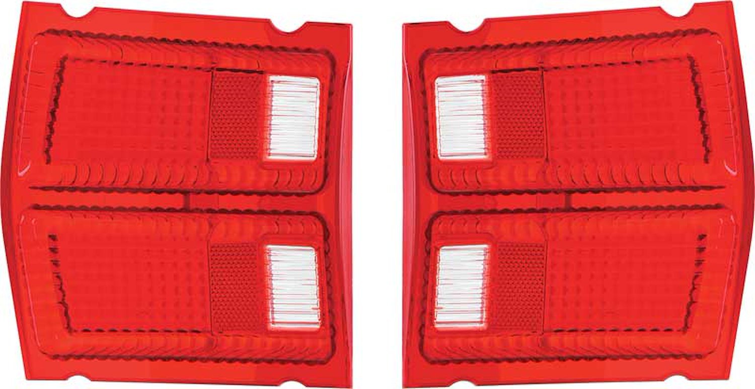 MA2082 Tail Lamp Lenses 1969 Dodge Dart; with Gaskets; Pair