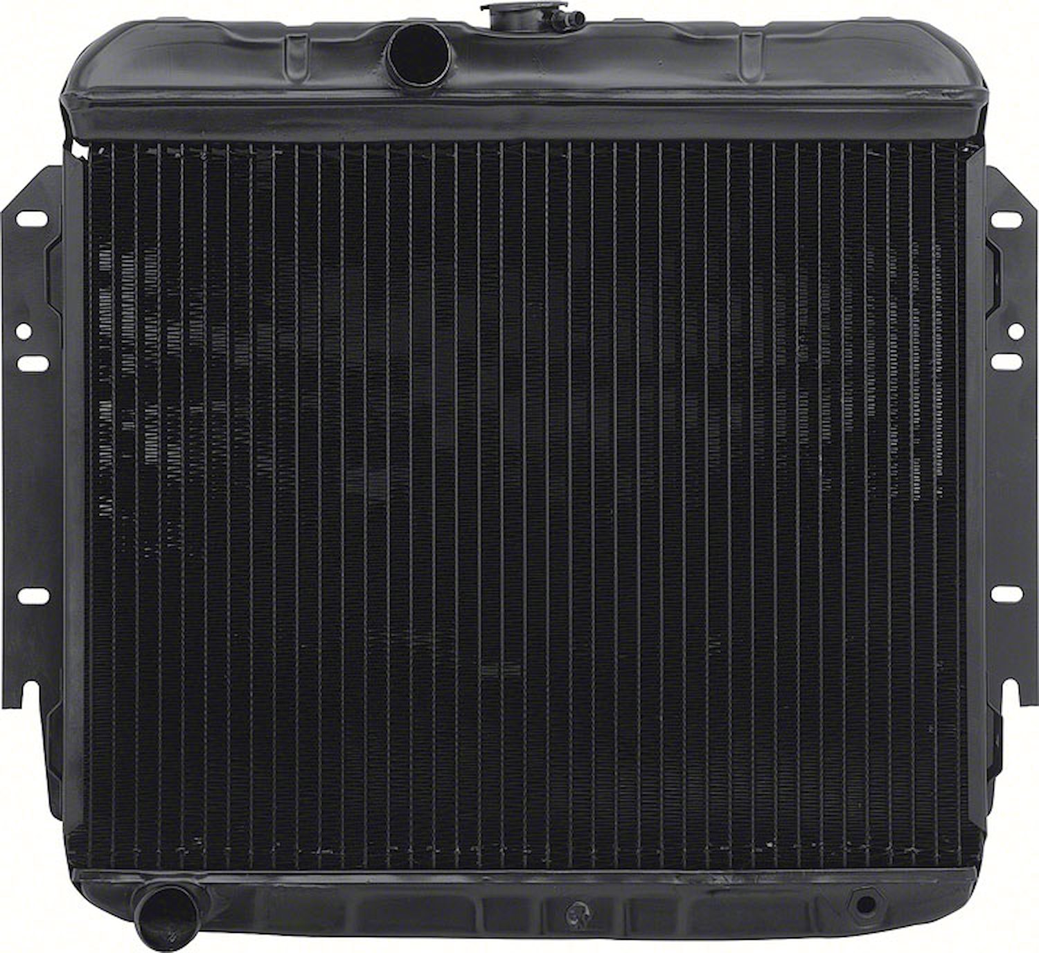 MA2253S Replacement Radiator 1963-66 Mopar A-Body Small Block V8 With Standard Trans 4 Row