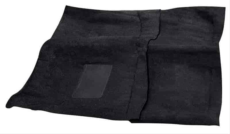 MA504501 Loop Carpet With Tails 1963-66 Dodge Dart Convertible 4 Speed Black
