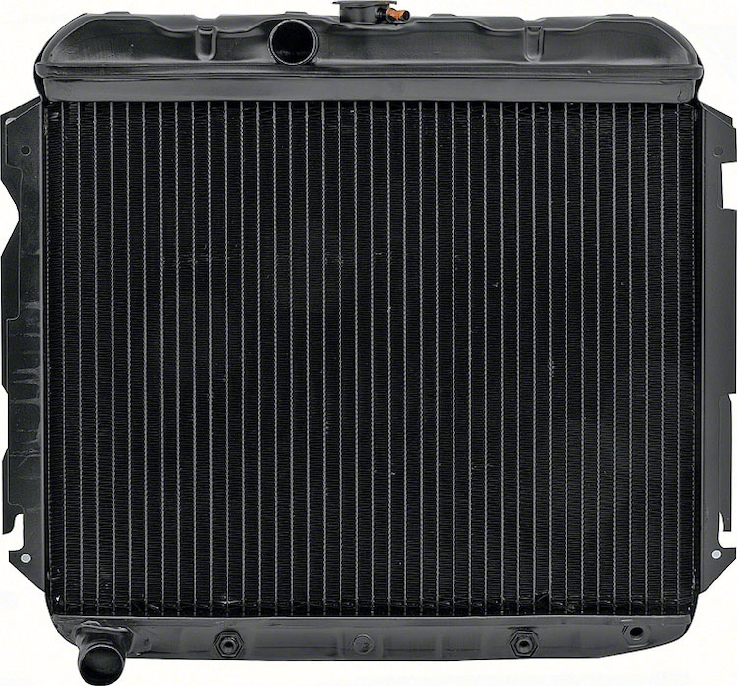 MB2368A Replacement Radiator 1966-69 Mopar B-Body V8 318Ci/340Ci With Automatic Trans 3 Row 26" Wide