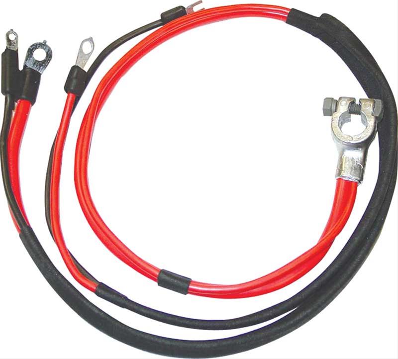 MB2534 Battery Cable Positive; Big Block With 1-Piece Molded Starter Lug