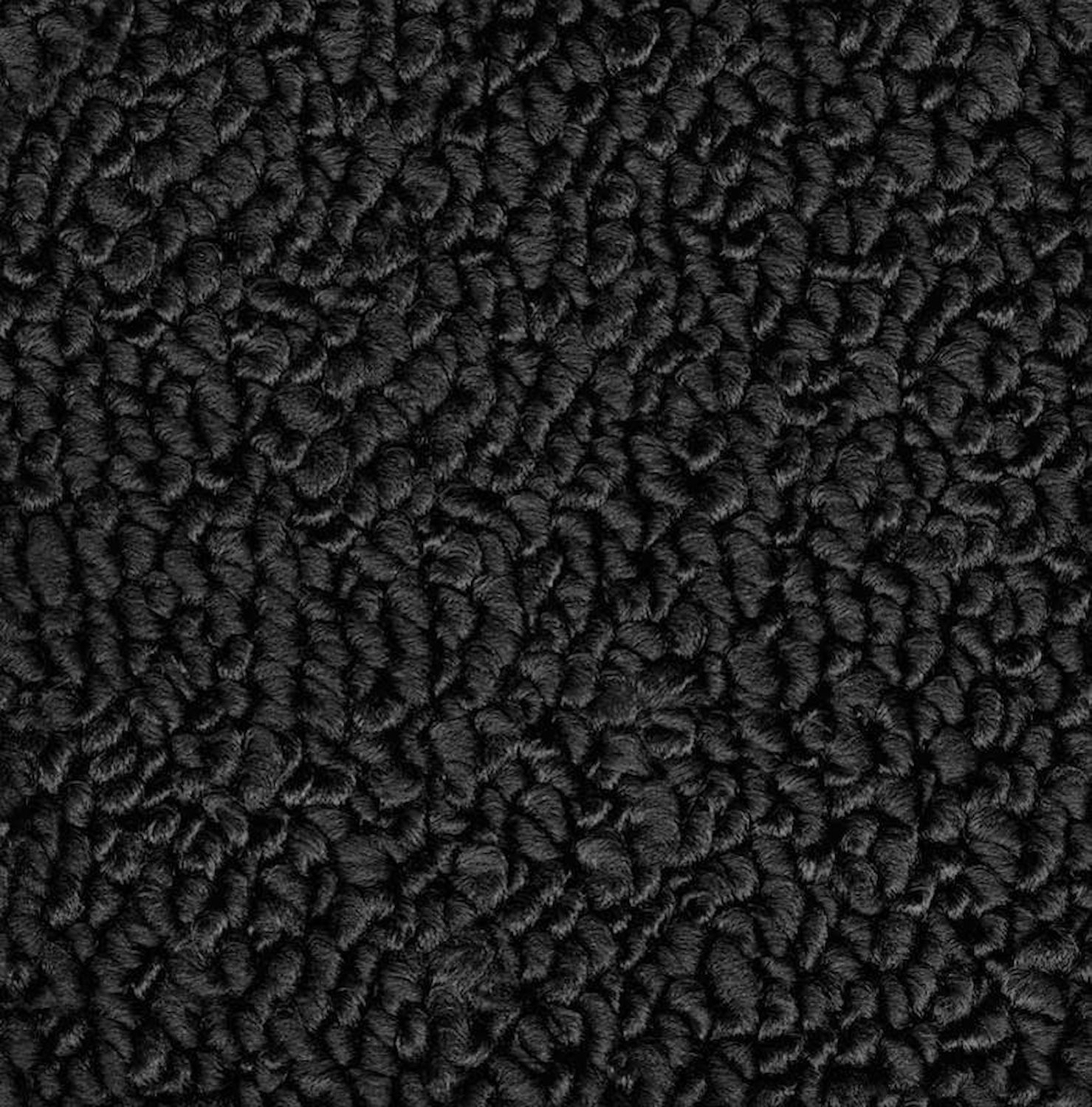 MB938501 Complete 20-Piece Black Loop Carpet Set 1966 Dodge Charger With Auto Trans