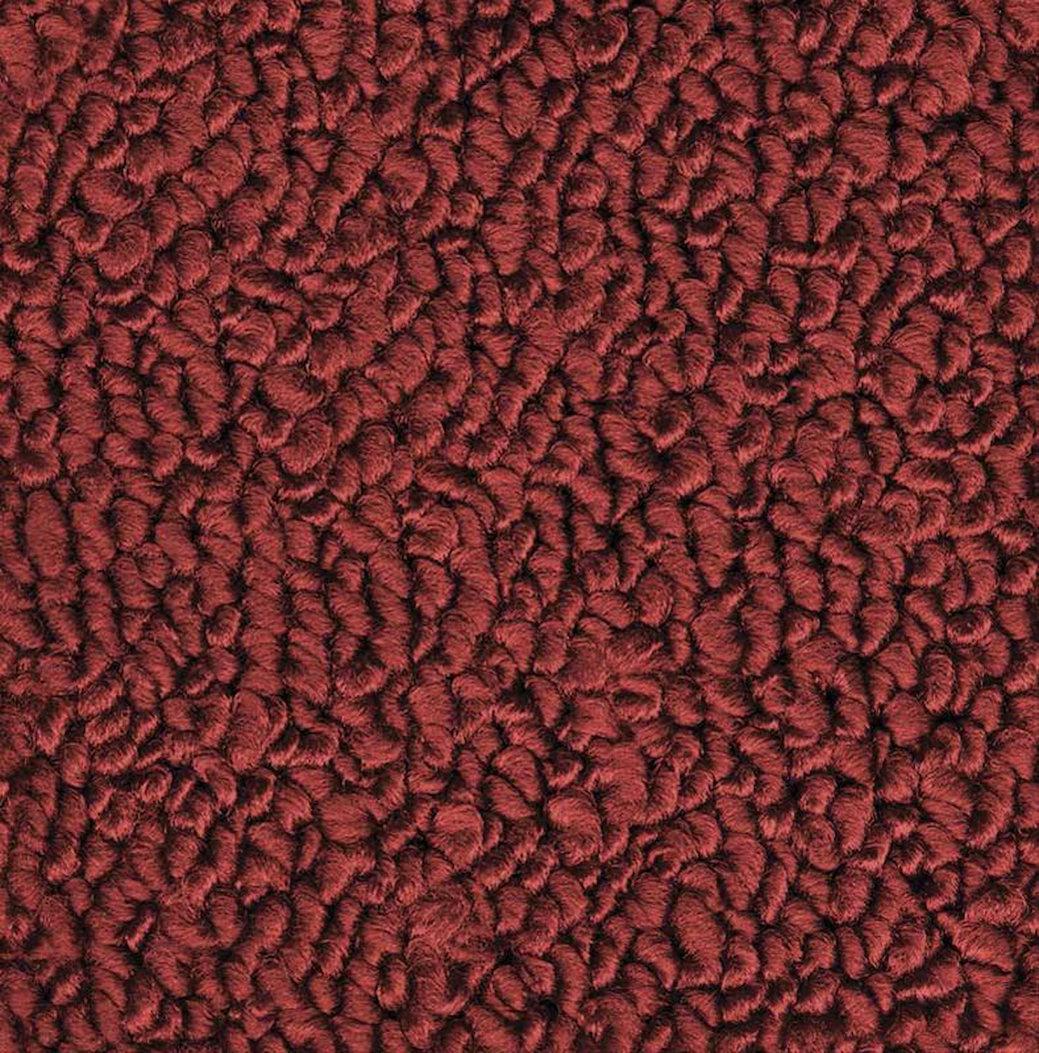 MB943513 Passenger Area Maroon Loop Carpet Set With Console Strips 1967 Dodge Charger With 4-Speed