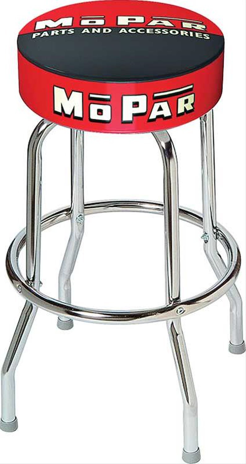 MD670103 Counter Stool 1948-53 Black/Red Mopar parts And Accessories Logo
