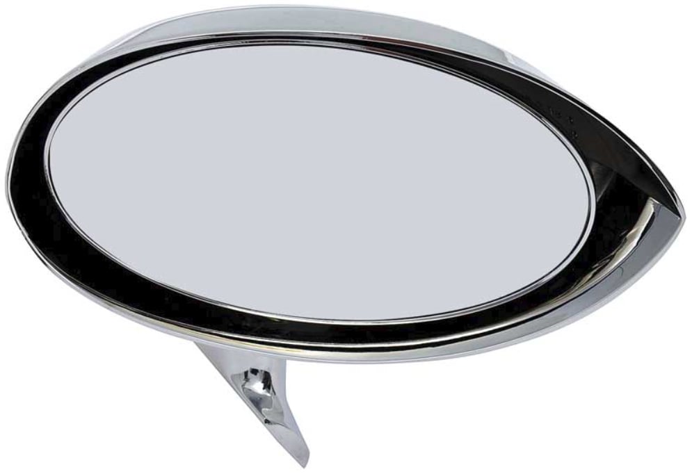 ME1641 Remote Outer Door Mirror 1970 Barracuda, Cuda, Challenger; Bullet Style; Chrome; LH