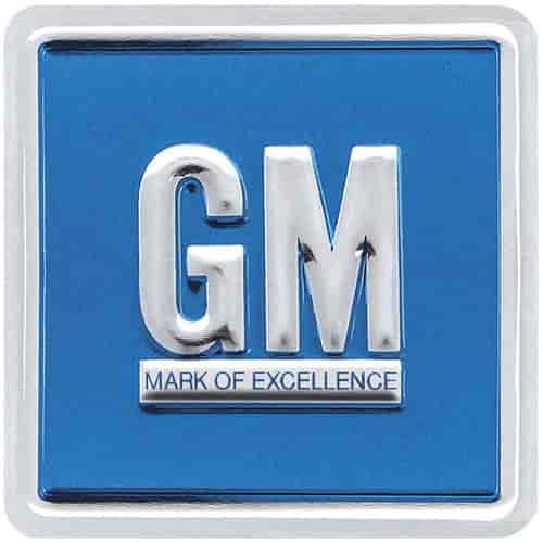 "GM Mark of Excellence" Door Emblem 1967-1974 GM Cars
