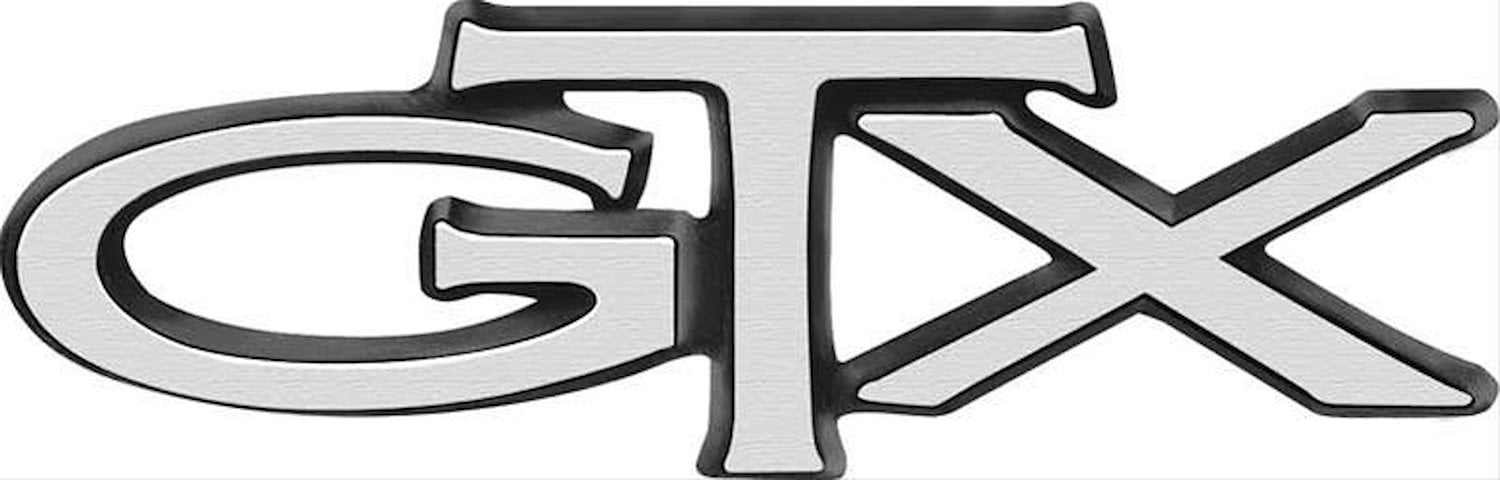 PS500116 Metal Sign Photorealistic; GTX Logo; Measures 14" X 4"