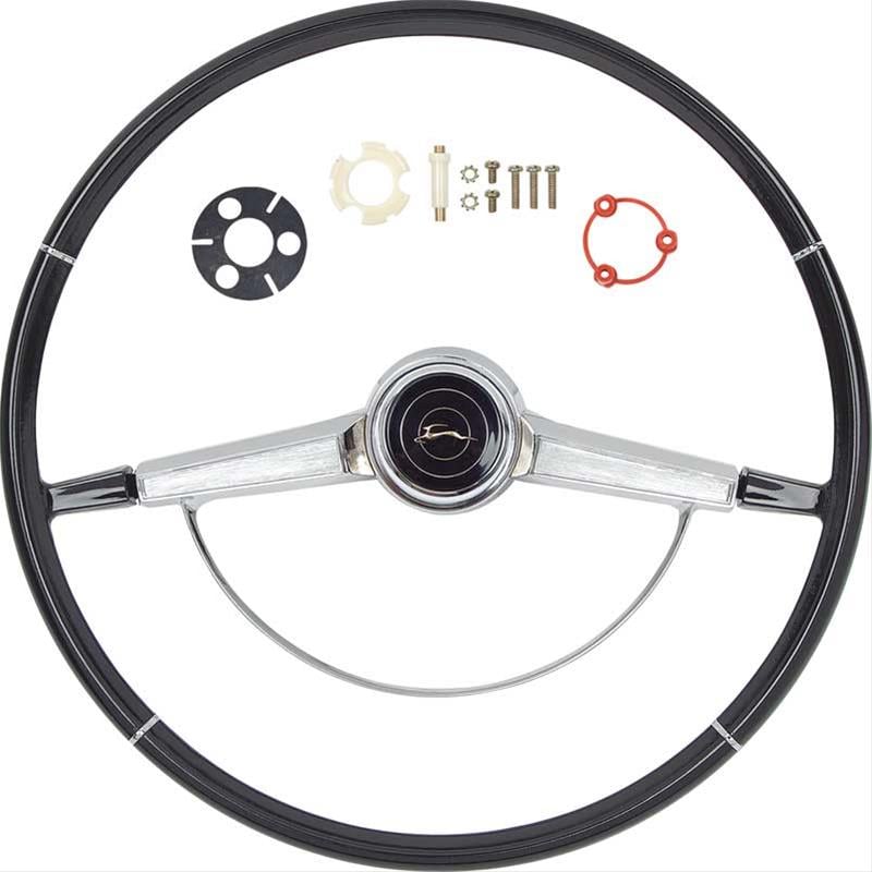 R66001 Steering Wheel Kit 1966 Impala; Black