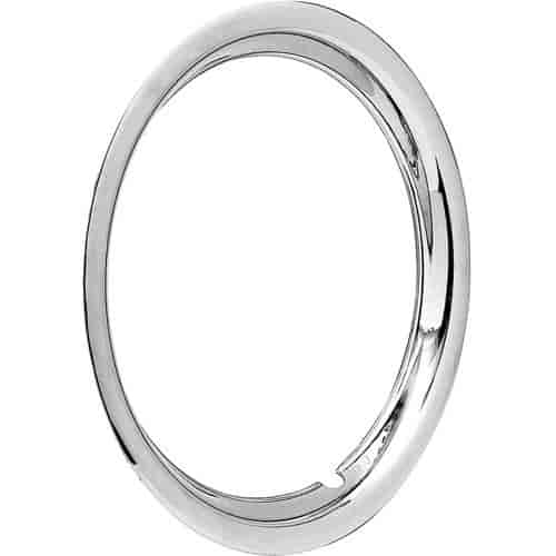 Stainless Steel Round Lip Trim Ring 16" x 7", 16" x 8", Repro Wheel