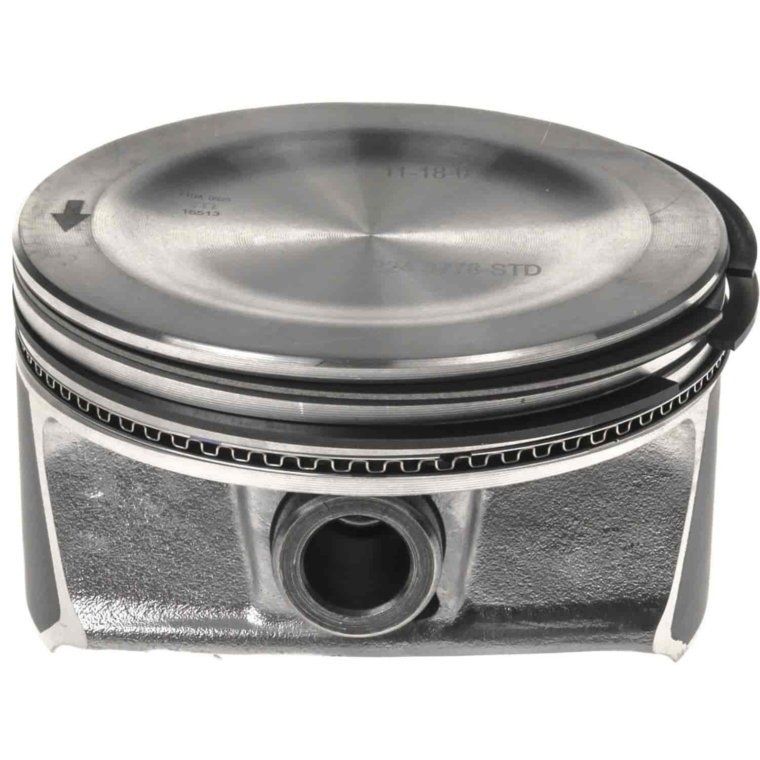 Piston and Rings Set 2007-2011 Chrysler V6 4.0L SOHC with 96.25mm Bore (+.25mm)