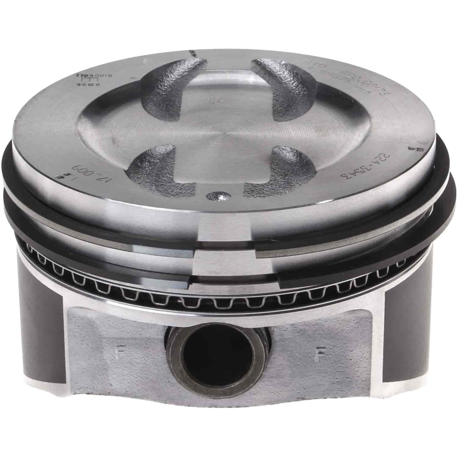 Piston Set With Rings GM 4.3L Coated Piston Set w/rings.