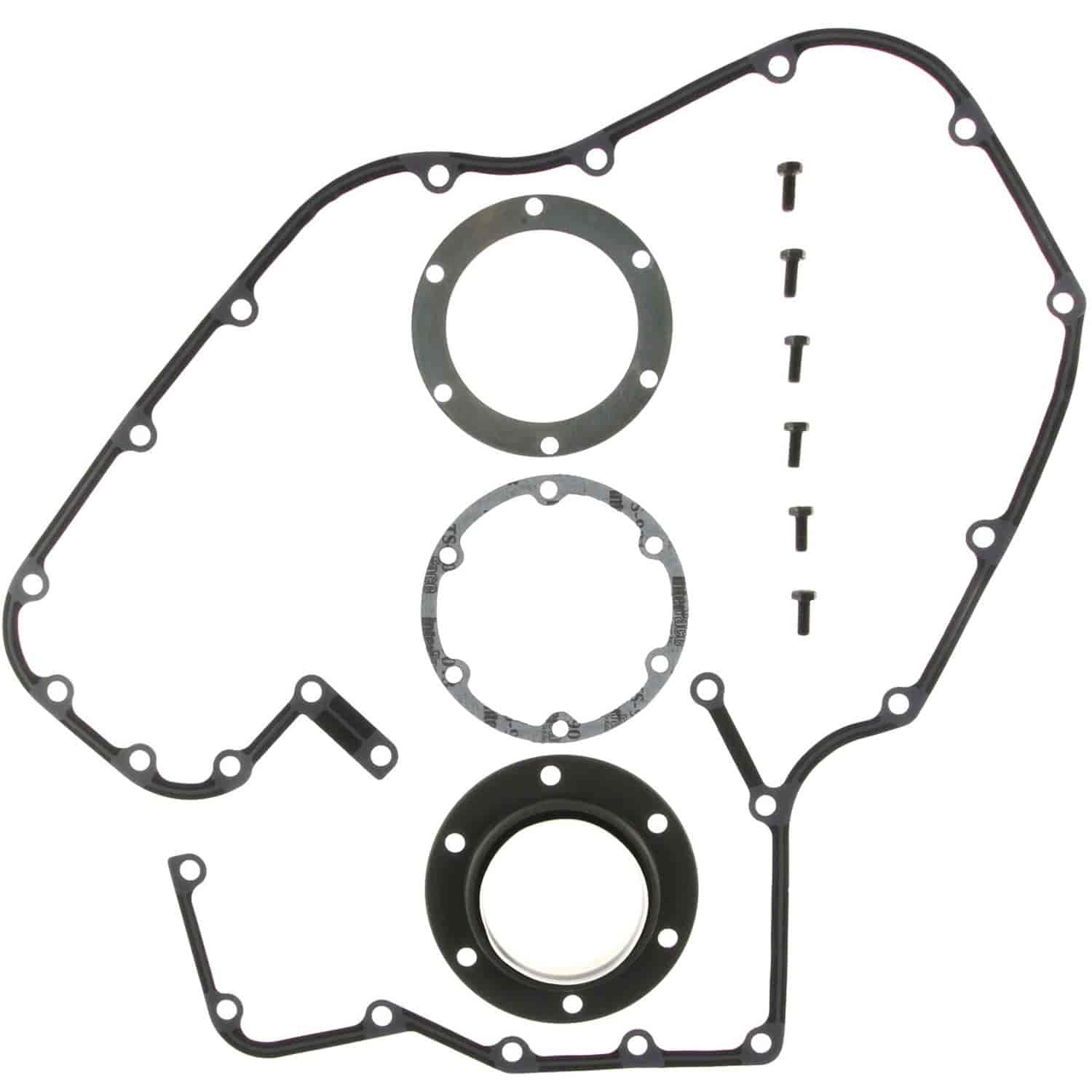 Timing Cover Set for Cummins L10 L10 Gas Front Cover Set with Gasket and Front Crank Seal