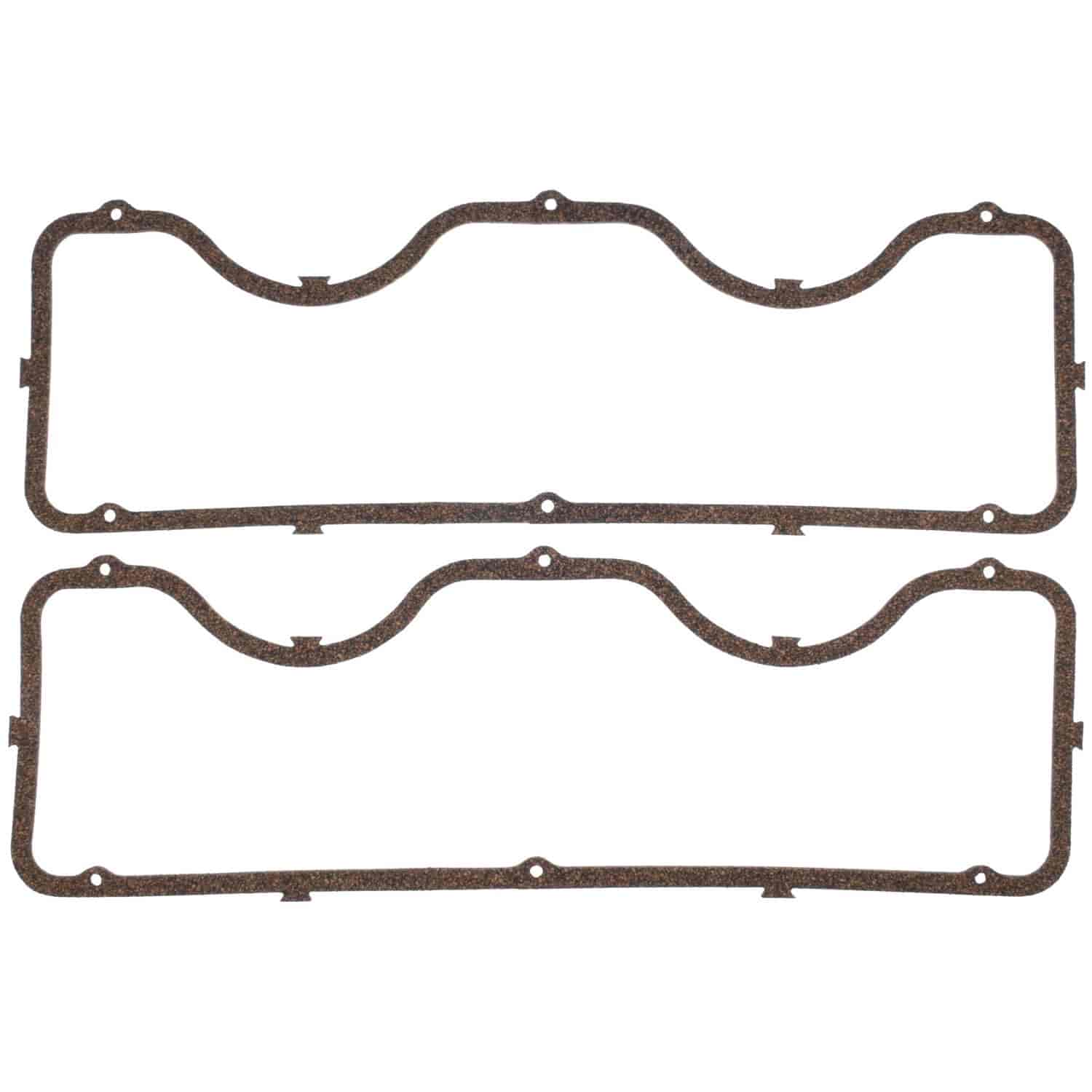 Valve Cover Gasket Set 1958-1965 Chevy W-Series 348/409 in Cork-Rubber
