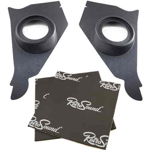 Kick Panels w/Speaker Mounts and RetroMat Package for 1955-1956 Chevy Bel Air/150/210