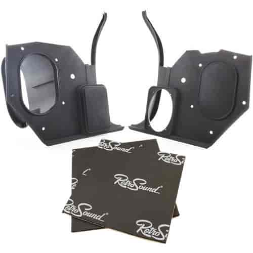 Kick Panels w/Deluxe Speakers and RetroMat Package for 1970-1981 Chevy Camaro/Pontiac Firebird