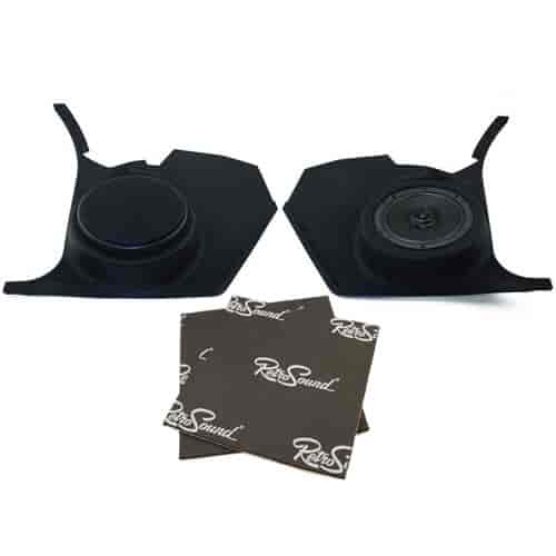Kick Panels w/Deluxe Speakers and RetroMat Package for 1968-1972 GM A-Body without A/C