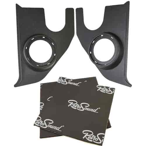 Kick Panels w/Speaker Mounts and RetroMat Package for 1967-1972 Chevy/GMC Truck