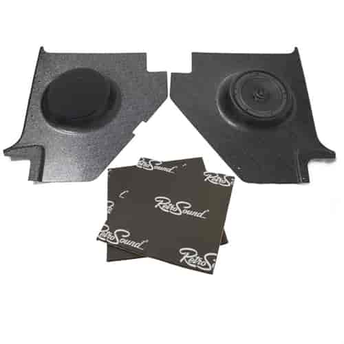 Kick Panels w/Standard Speakers and RetroMat Package for 1960-1966 Ford Falcon/Ranchero