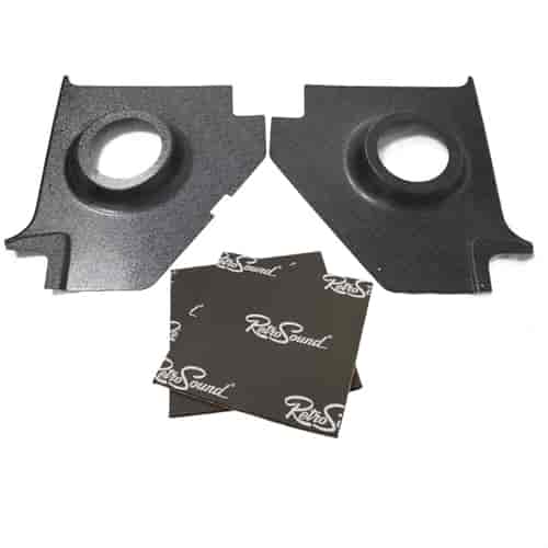 Kick Panels w/Speaker Mounts and RetroMat Package for 1960-1966 Ford Falcon/Ranchero