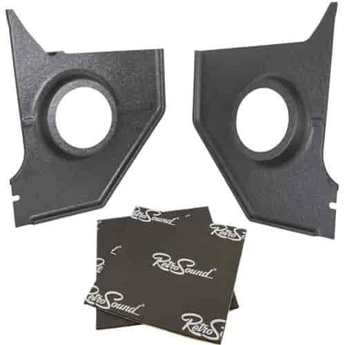 Kick Panels w/Speaker Mounts and RetroMat Package for 1964-1966 Ford Mustang