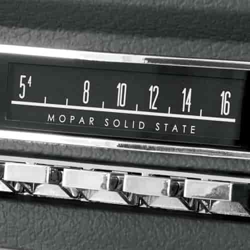 Mopar-licensed Vintage Look Radio Dial Screen Protectors Mopar Logo