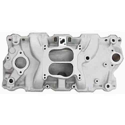 Aluminum Spread Bore Dual Plane Intake Manifold 1957-1986 Small Block Chevy 302-327-350