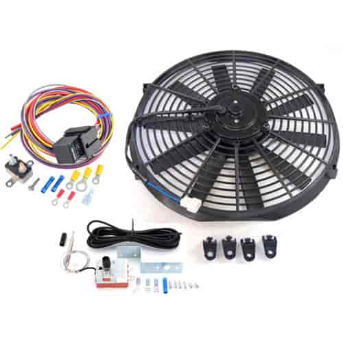 Electric Fan Kit 10" Straight Blades Includes: