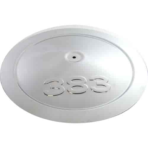 Round Muscle Car Style Air Cleaner Top With 383 Logo