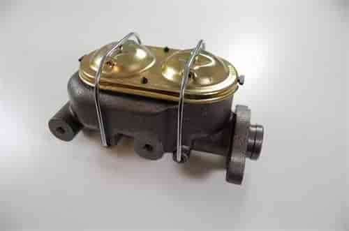 CAST IRON MASTER CYLINDER 1 BORE AND 3/8 4 PORTS NATURAL FINISHED DEEP BORE