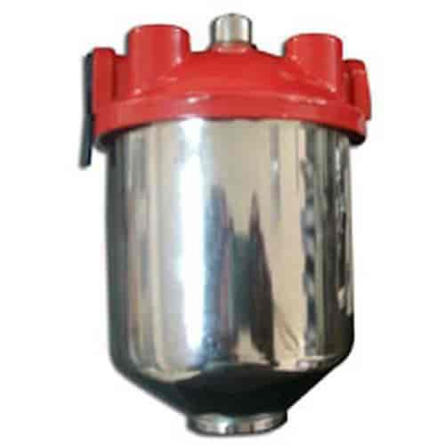 Large Red Top Fuel Filter Single Port