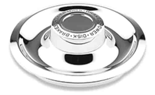 PLAIN WHEEL CENTER CAP WITH CHROME BASE