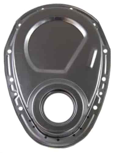 UNPLATED STEEL SB CHEVY TIMING CHAIN COVER FIT 283-350 INCLUIDE HARWARE KIT