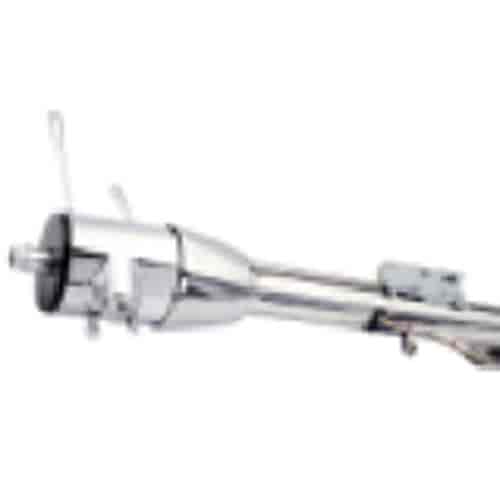 28 STEERING COLUMN WITH IGNITION FLOOR SHIFT CHROME
