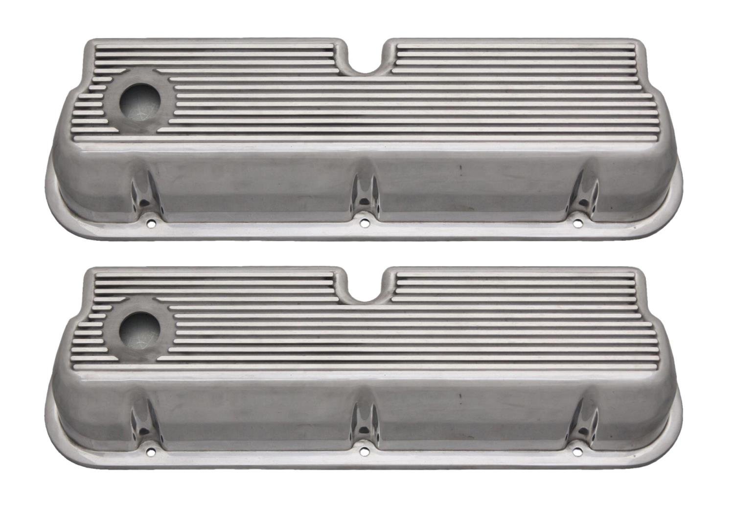 Tall Finned Aluminum Valve Covers 1964-2001 Small Block Ford 260-351W