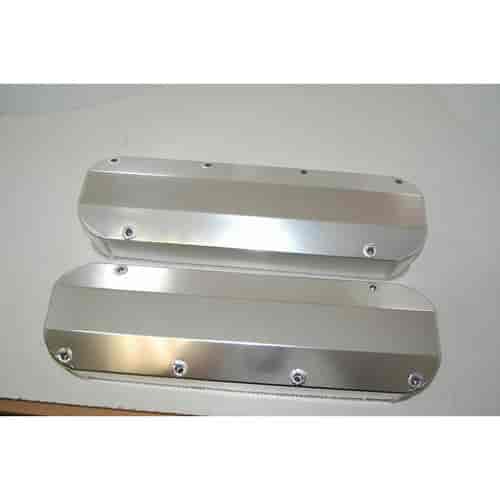 ALUM FABRICATED BB FORD 429-460 VALVE COVERS SATIN FINISH