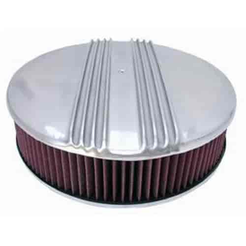 Finned Round Air Cleaner Set 14" x 3"