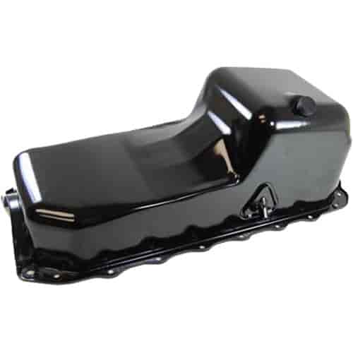 Red/Black Powdercoated Steel Stock Oil Pan Holden 8 Cylinder