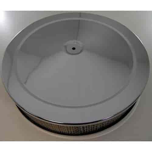 Round Muscle Car Style Top Air Cleaner Set 14" x 3"