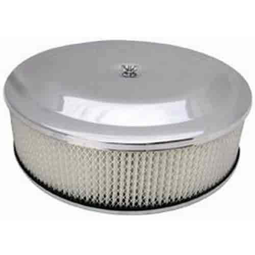 Round Race Car Style Air Cleaner Set 14" x 4"