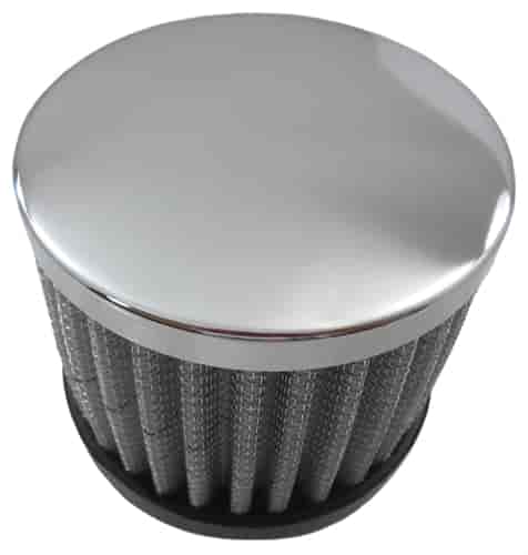 Steel Push-In Open Filter Breather 3" Tall