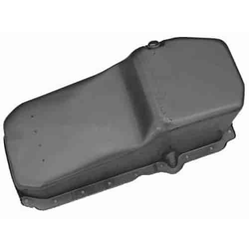Raw Unplated Steel Stock Oil Pan 1986-Up Small Block Chevy 283-400 V8