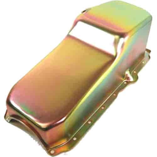 Zinc Plated Steel Stock Oil Pan 1986-Up Small Block Chevy 283-400 V8