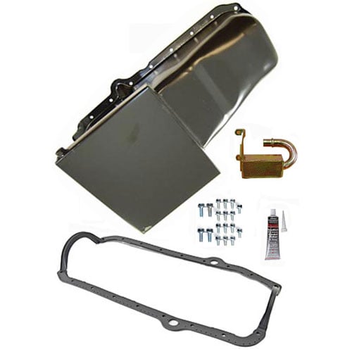 Steel Drag Race Oil Kit Small Block Chevy Includes: