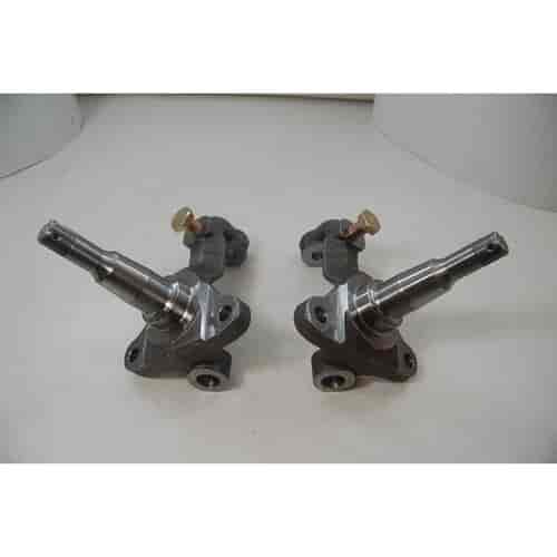 1962-74 GM A F X BODY FORGED SPINDLE SET - STOCK HEIGHT