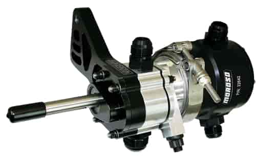 Single-Stage External Oil Pump for Small Block Chevy w/ V-Band Clamp [Left-Side Vacuum Pump Mount]