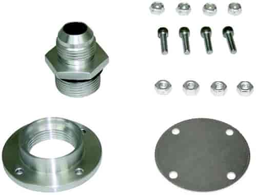 Baffled Fitting Kit -12AN Male - Non-Weld