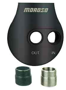 Remote Oil Filter Mount Accepts Large Diameter Spin-On Filter