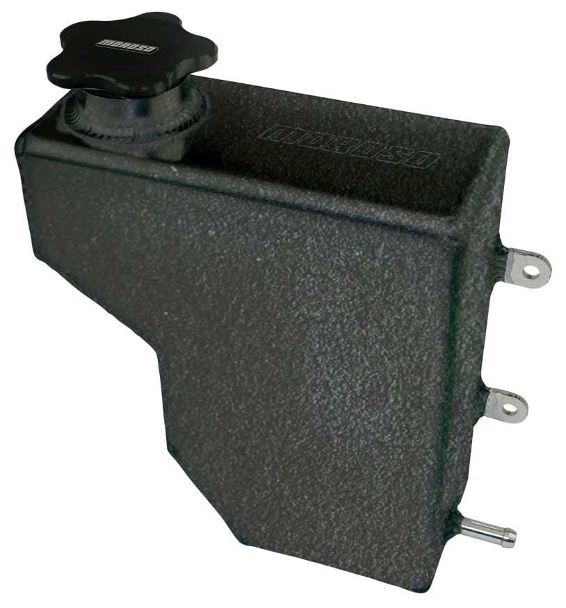 Coolant Expansion Tank fits Select Late-Model Polaris RZR Side-by-Side - Black Powder-Coated Finish